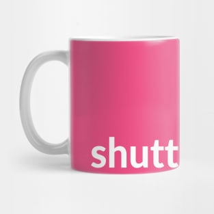 Shuttlecock- a badminton design Mug